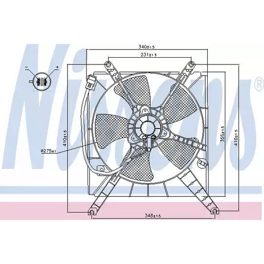 85496 - Fan, radiator 