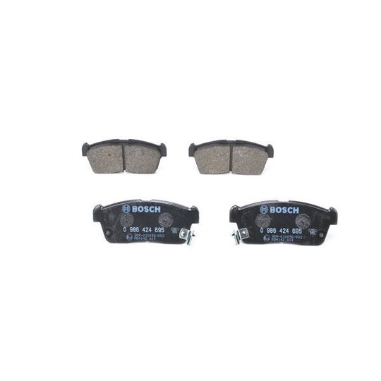 0 986 424 695 - Brake Pad Set, disc brake 