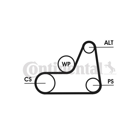 6PK1042 ELAST - V-Ribbed Belt 