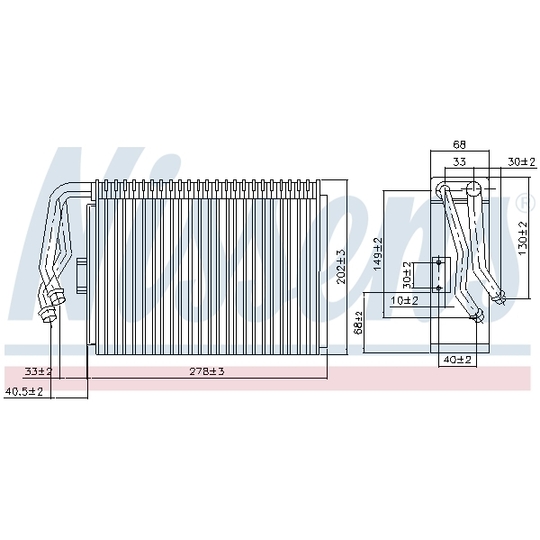 92097 - Evaporator, air conditioning 