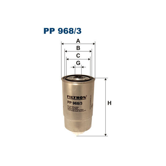 PP 968/3 - Fuel filter 