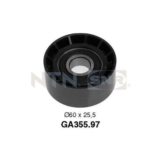 GA355.97 - Deflection/Guide Pulley, v-ribbed belt 