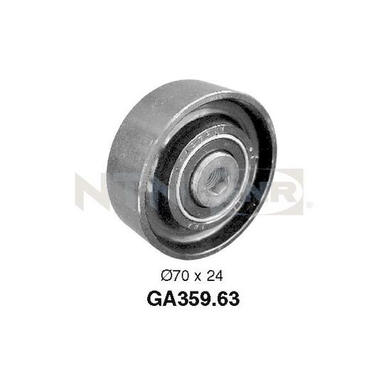 GA359.63 - Deflection/Guide Pulley, v-ribbed belt 