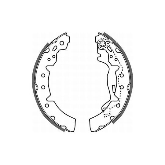 C02063ABE - Brake Shoe Set 