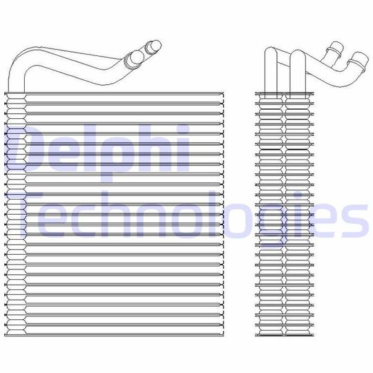 TSP0525202 - Evaporator, air conditioning 