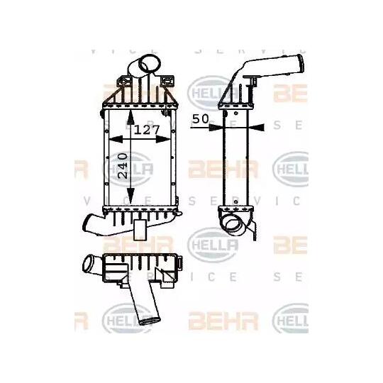 8ML 376 723-121 - Kompressoriõhu radiaator 