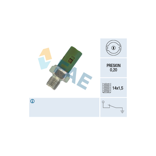 12630 - Oil Pressure Switch 