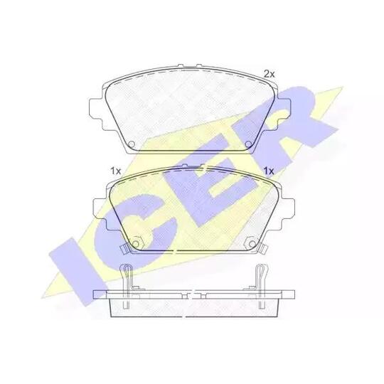 181286 - Brake Pad Set, disc brake 