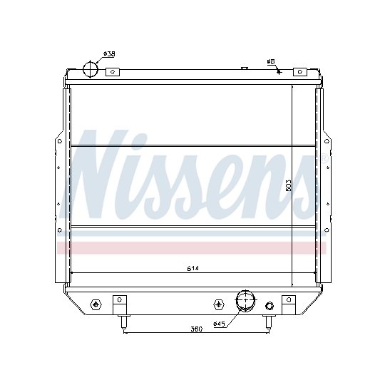 61013 - Radiator, engine cooling 