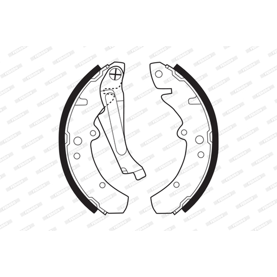 FSB57 - Brake Shoe Set 