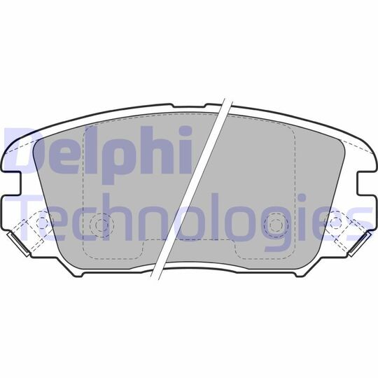 LP1974 - Brake Pad Set, disc brake 