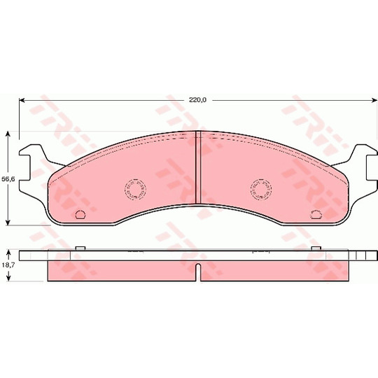 GDB4067 - Brake Pad Set, disc brake 