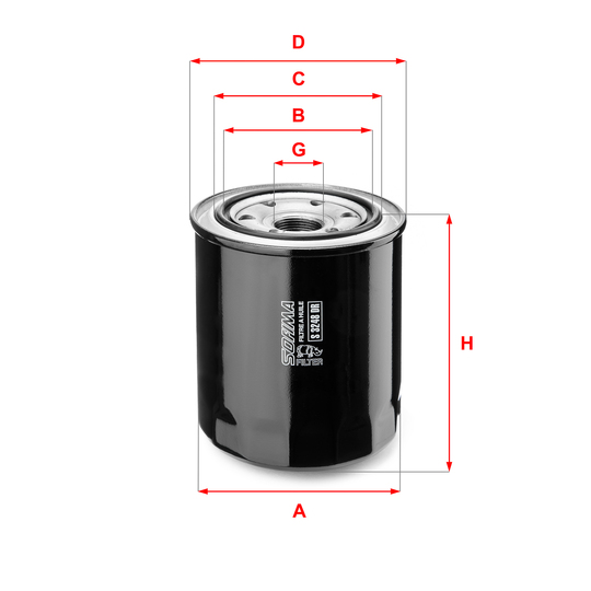 S 3248 DR - Oil filter 