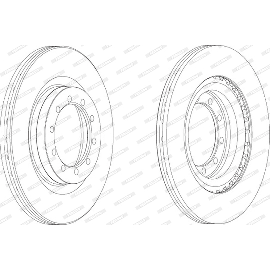 FCR183A - Brake Disc 