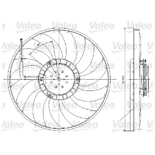 696017 - Ventilaator, mootorijahutus 