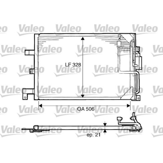 817507 - Condenser, air conditioning 