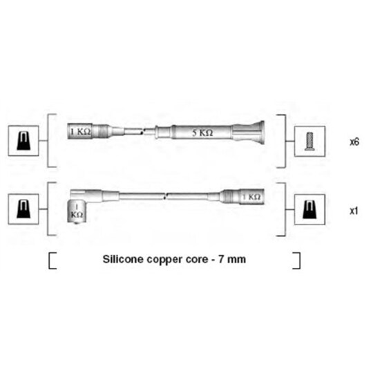 941075050547 - Ignition Cable Kit 