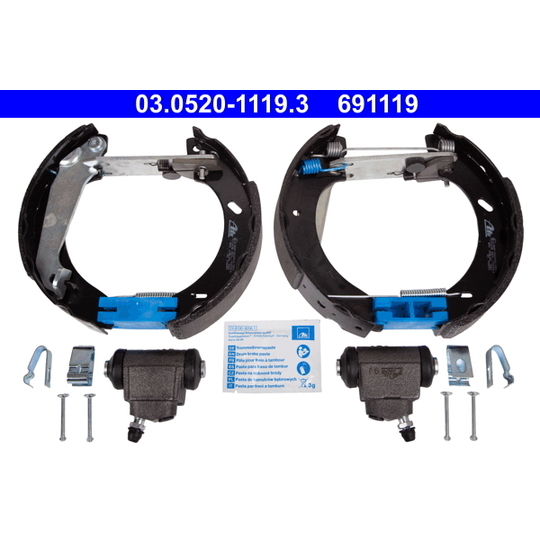 03.0520-1119.3 - Brake Shoe Set 