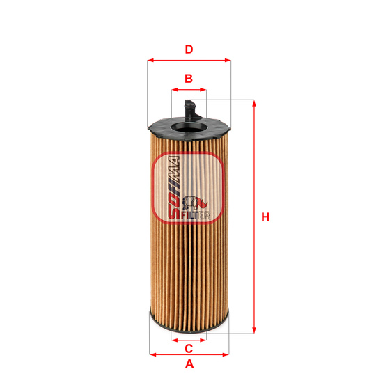 S 5068 PE - Oil filter 