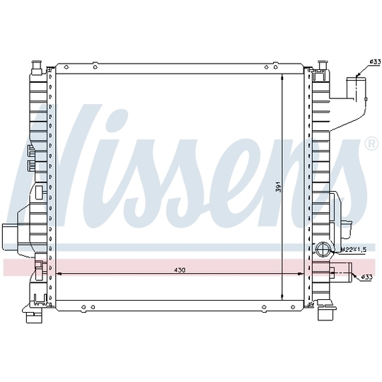 63837A - Radiator, engine cooling 