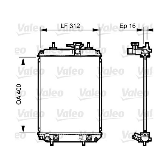 735259 - Radiator, engine cooling 