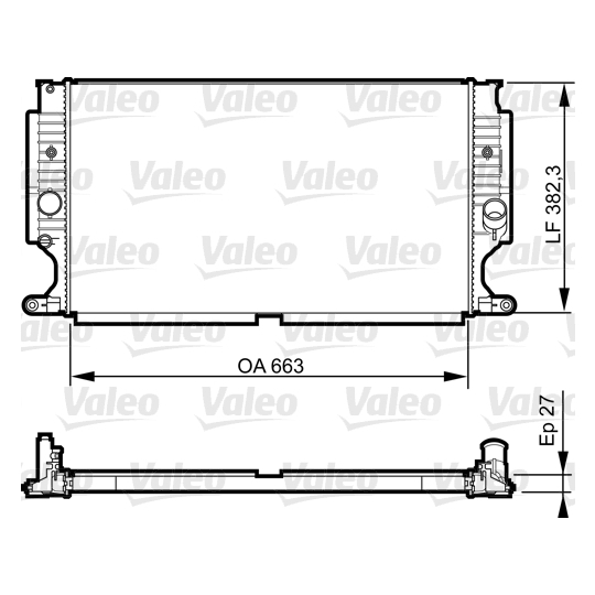 735188 - Radiaator, mootorijahutus 