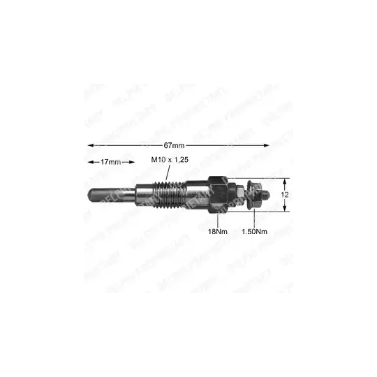 HDS283 - Glow Plug 