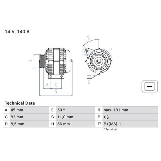 0 986 042 840 - Generator 