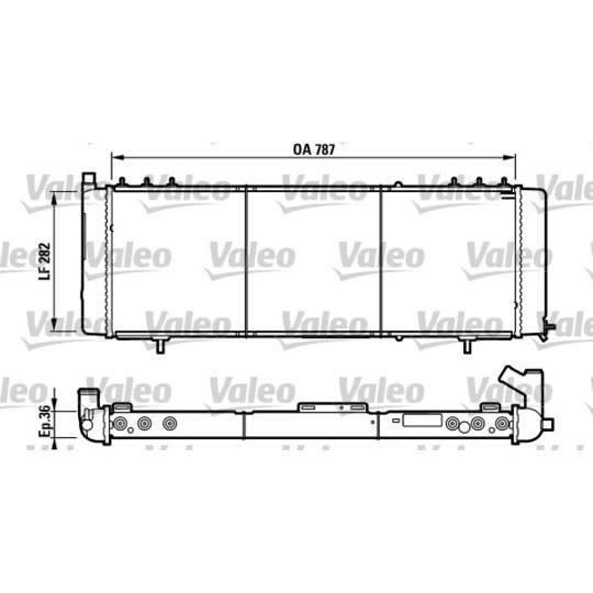 732312 - Radiator, engine cooling 