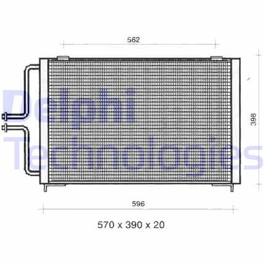 TSP0225362 - Kondensor, klimatanläggning 