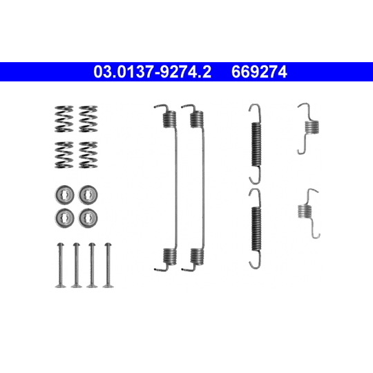 03.0137-9274.2 - Accessory Kit, brake shoes 