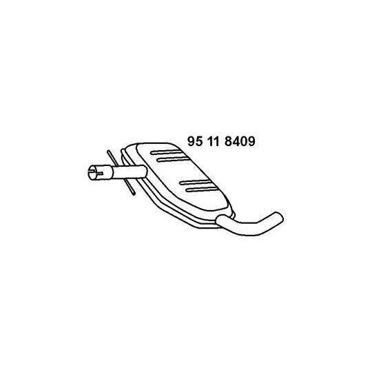 95 11 8409 - Middle Silencer 