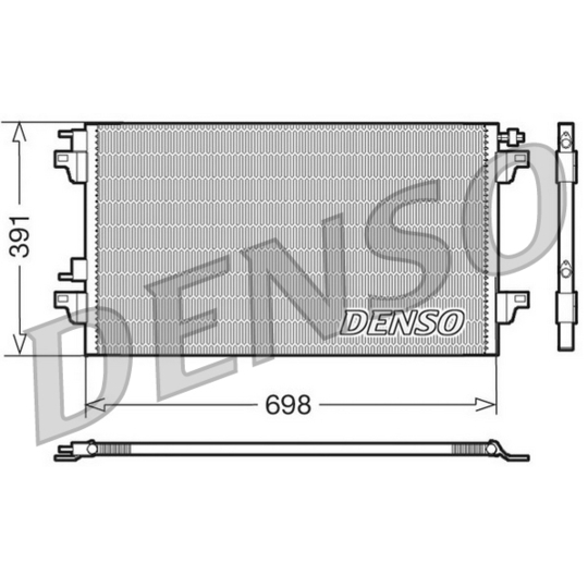 DCN23015 - Condenser, air conditioning 