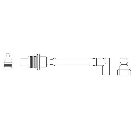 0 986 356 067 - Ignition Cable 