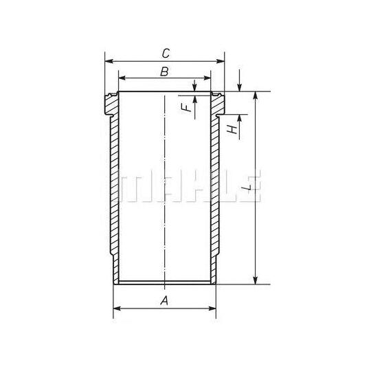 037 WN 36 - Cylinder Sleeve 