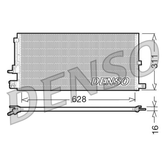 DCN11007 - Lauhdutin, ilmastointilaite 