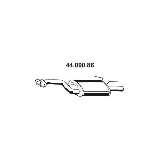 44.090.86 - Bakre ljuddämpare 