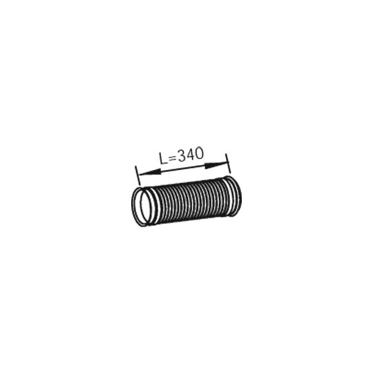 48218 - Corrugated Pipe, exhaust system 
