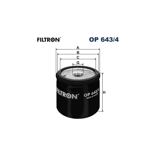 OP 643/4 - Oil filter 