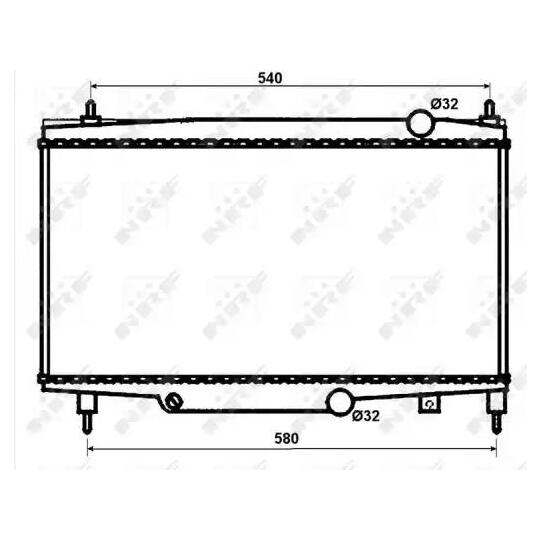  53081 - Radiator, engine cooling 