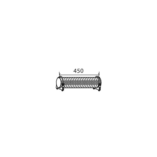 29160 - Corrugated Pipe, exhaust system 