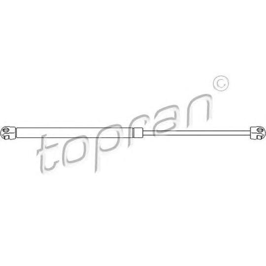 700 697 - Boot lid gas spring 