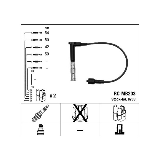 0738 - Ignition Cable Kit 