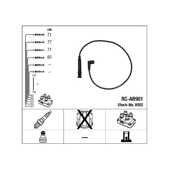 8582 - Ignition Cable Kit 