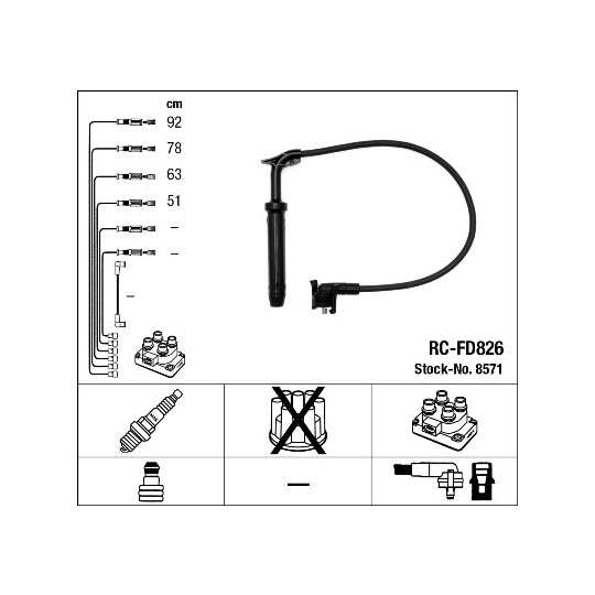 8571 - Ignition Cable Kit 