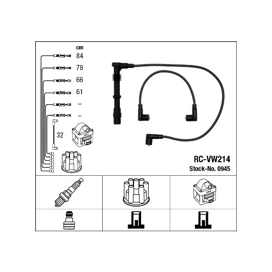 0945 - Ignition Cable Kit 