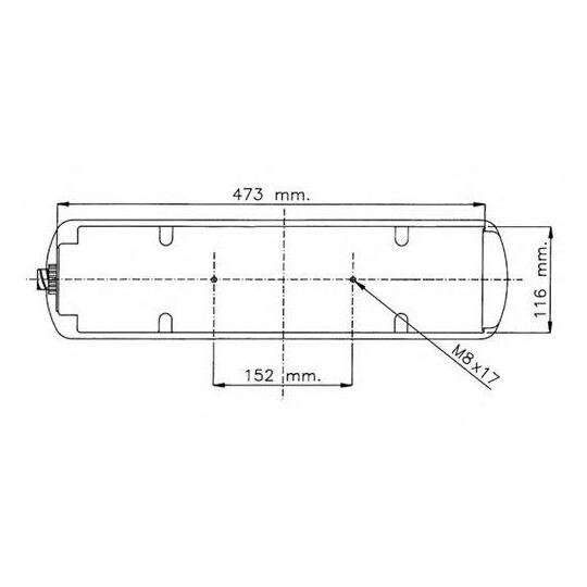 37593000 - Rear lamp glass 