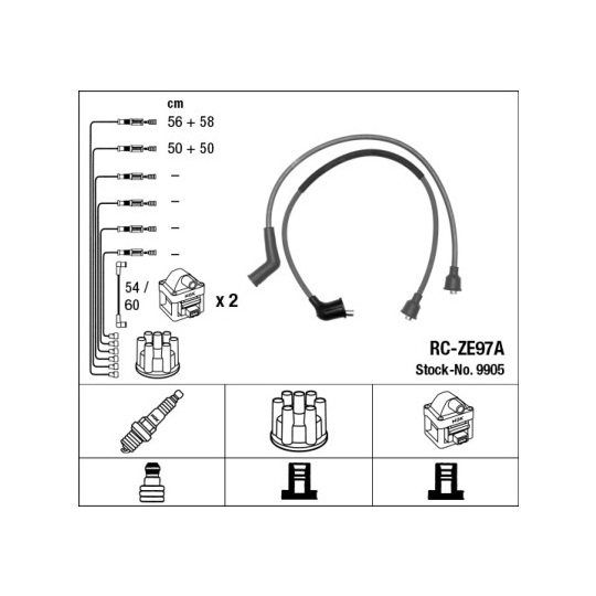 9905 - Ignition Cable Kit 