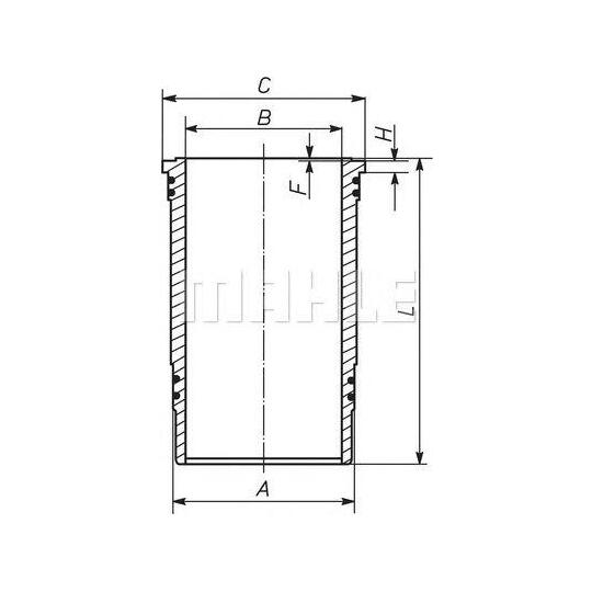 227 WN 43 - Cylinder liner 