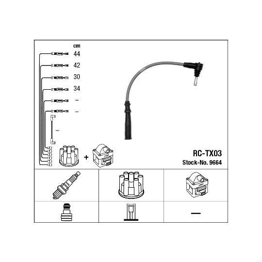 9664 - Ignition Cable Kit 